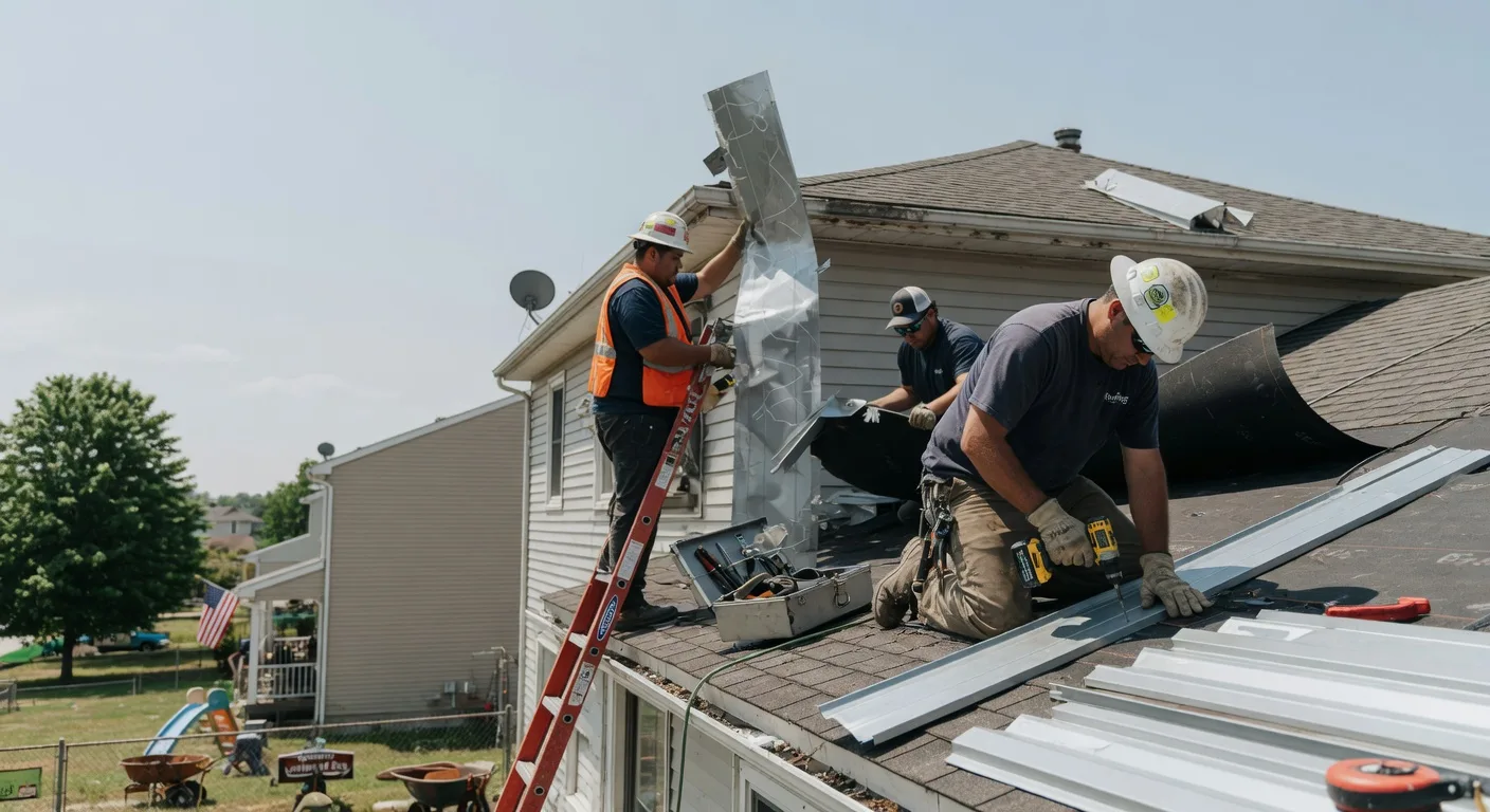 Storm Damage Metal Roof Repair in Southwest Harbor, ME